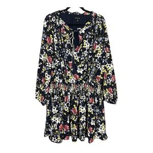 Banana Republic Floral Long Sleeve Dress - Multicolor
